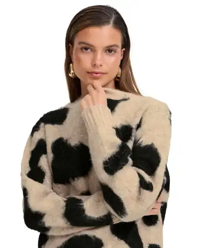 B.YOUNG MAGLIONE MINYAX BEIGE B.YOUNG MAGLIONE MINYAX BEIGE