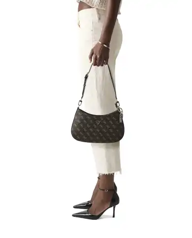 GUESS BORSA NOELLE MARRONE GUESS BORSA NOELLE MARRONE
