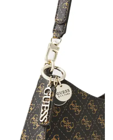 GUESS BORSA NOELLE MARRONE