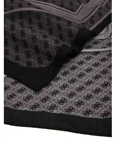GUESS SCIARPA NOELLE PRINTED NERO