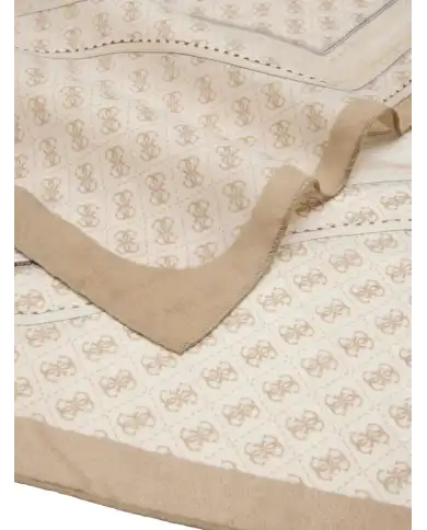 GUESS SCIARPA NOELLE PRINTED PANNA