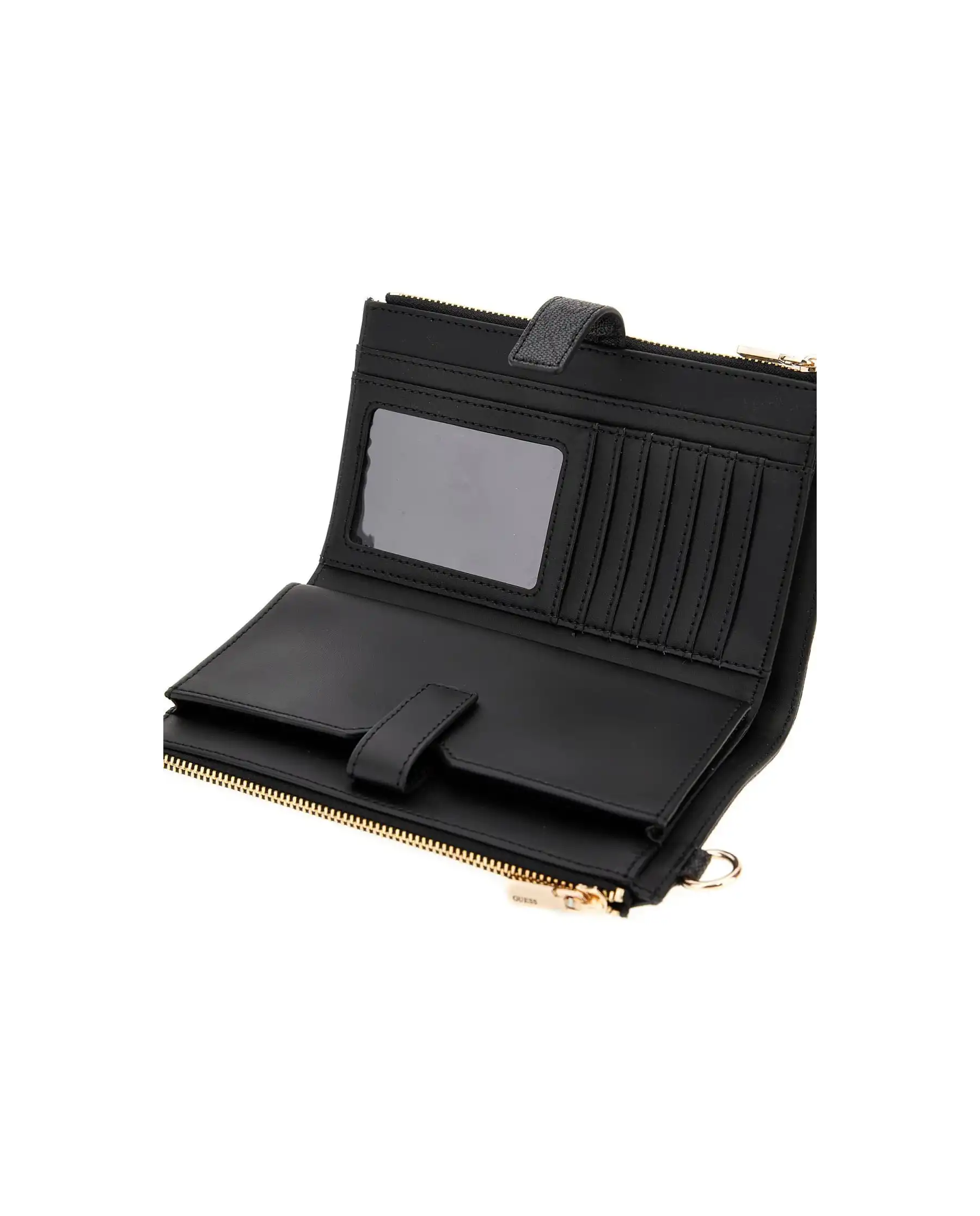 GUESS PORTAFOGLIO LAUREL NERO