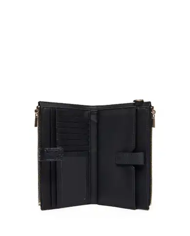 GUESS PORTAFOGLIO CRESIDIA NERO