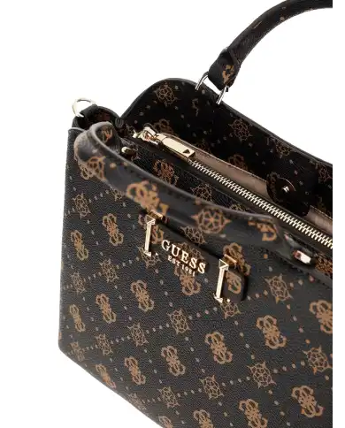 GUESS BORSA SILIA MARRONE