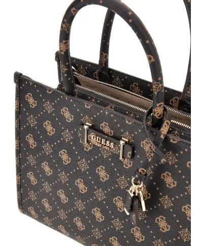 GUESS BORSA SILIA MARRONE GUESS BORSA SILIA MARRONE