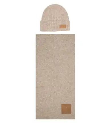 LIU JO SET BERRETTO E SCIARPA BEIGE LIU JO SET BERRETTO E SCIARPA BEIGE