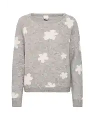 ICHI MAGLIONE KAMARA GRIGIO ICHI MAGLIONE KAMARA GRIGIO