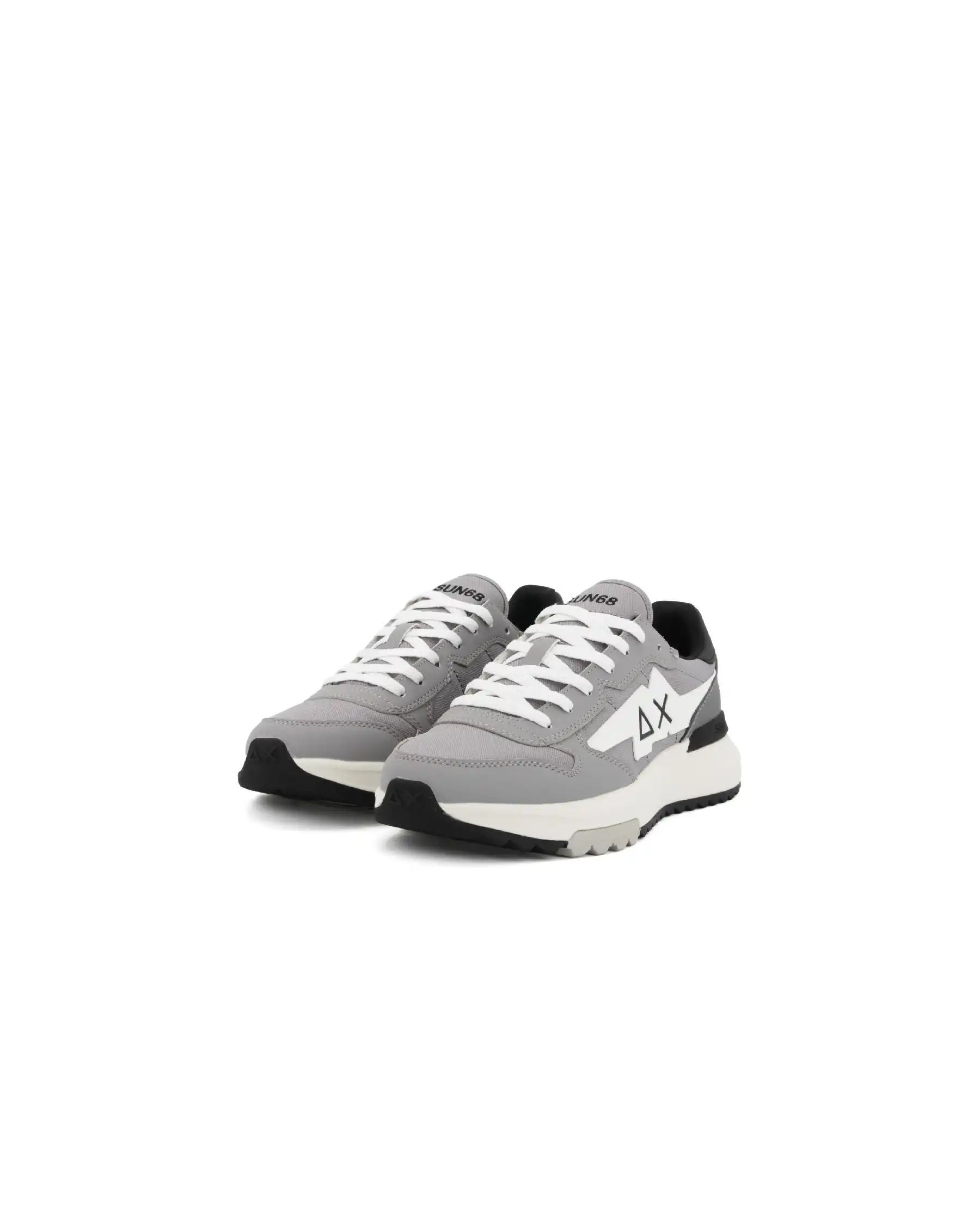 SUN 68 SNEAKERS NIKI SOLID GRIGIO SUN 68 SNEAKERS NIKI SOLID GRIGIO
