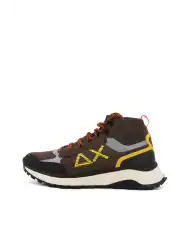 SUN 68 SNEAKERS FIRE & CAMPING SPORTY MARRONE SUN 68 SNEAKERS FIRE & CAMPING SPORTY MARRONE