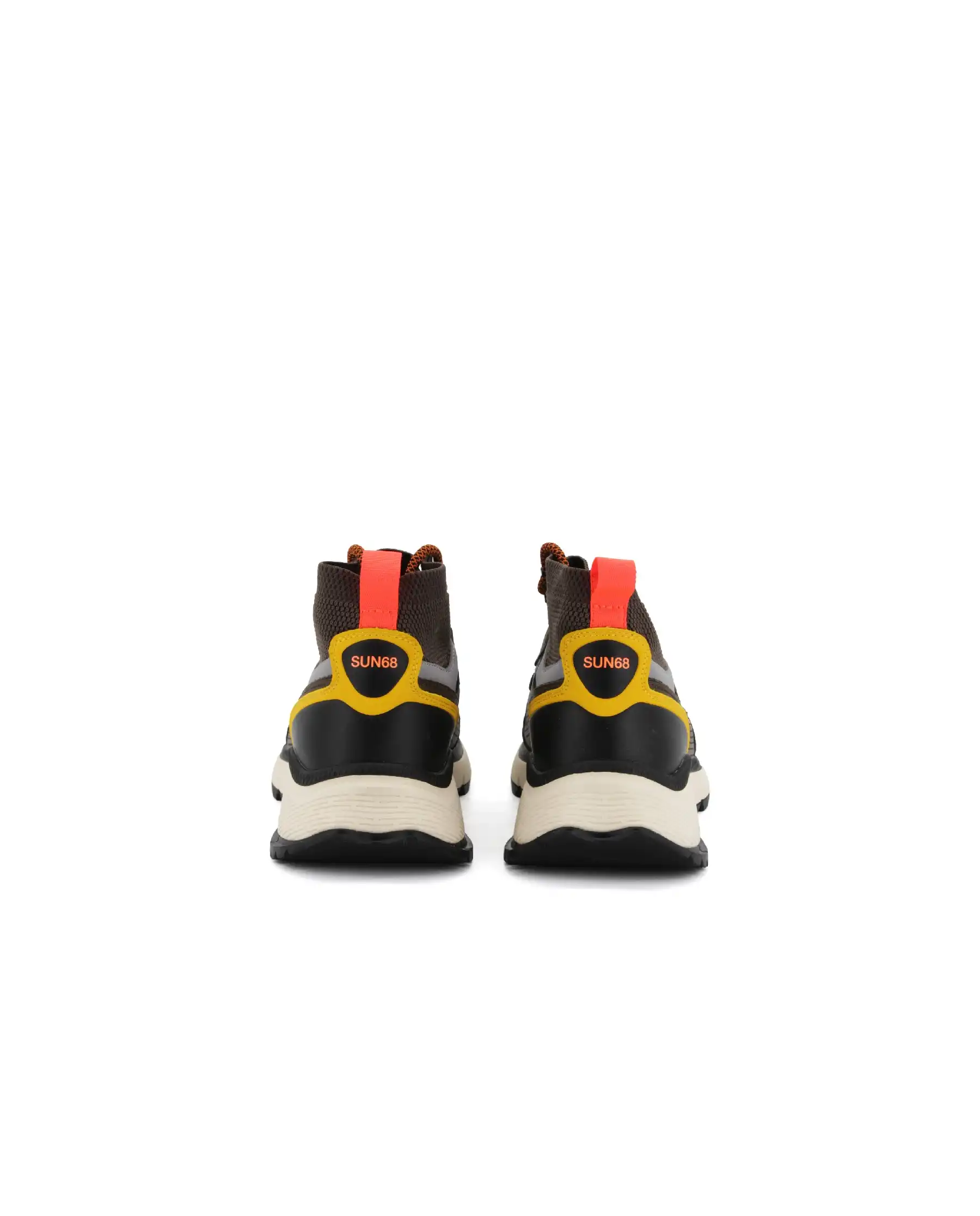 SUN 68 SNEAKERS FIRE & CAMPING SPORTY MARRONE SUN 68 SNEAKERS FIRE & CAMPING SPORTY MARRONE
