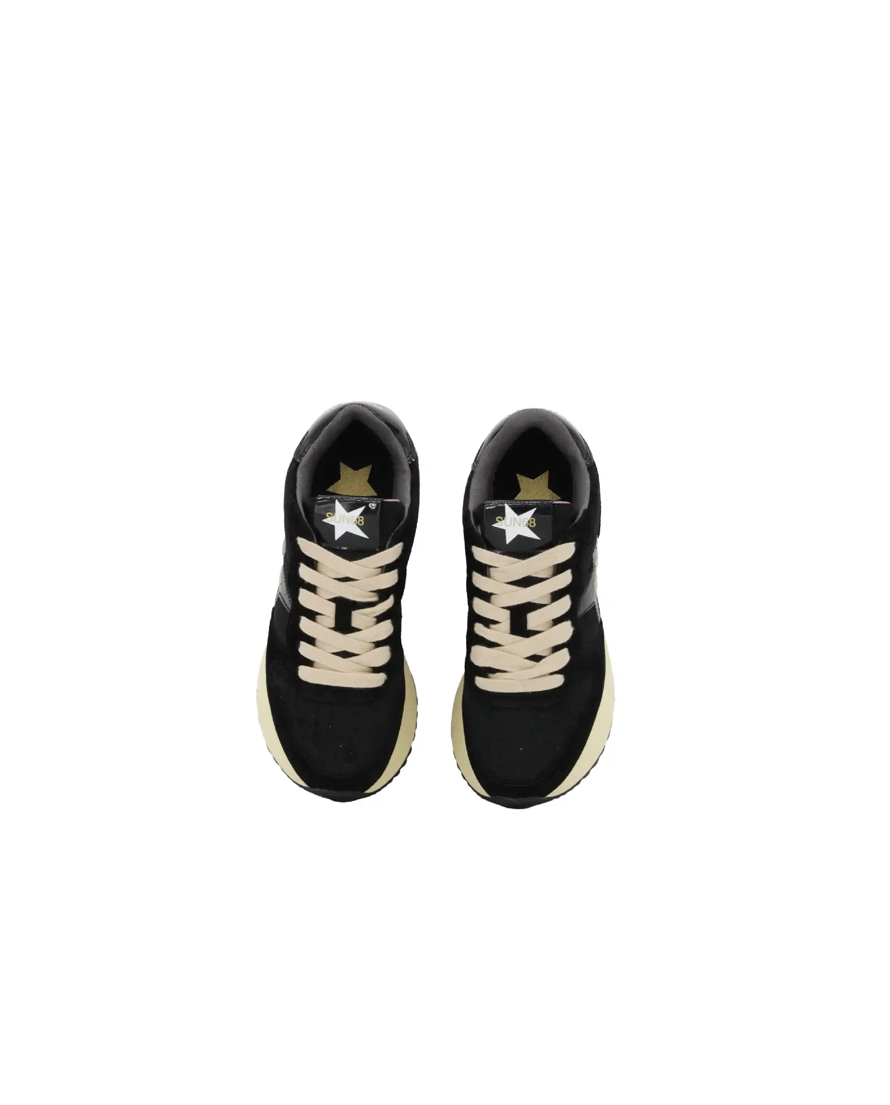 SUN 68 SNEAKERS BIG STARGIRL NERO SUN 68 SNEAKERS BIG STARGIRL NERO