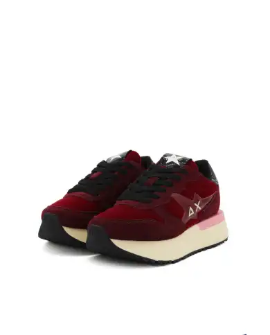 SUN 68 SNEAKERS BIG STARGIRL BORDEAUX