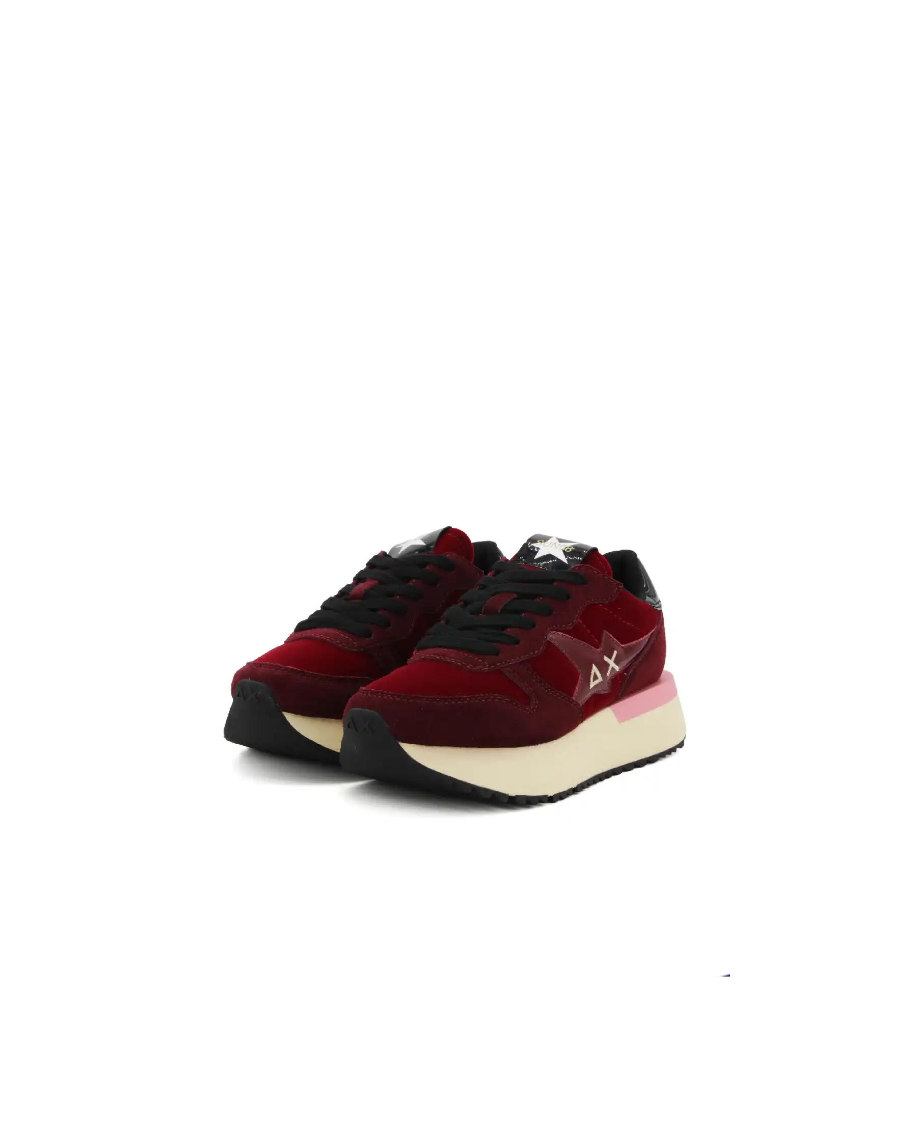 SUN 68 SNEAKERS BIG STARGIRL BORDEAUX SUN 68 SNEAKERS BIG STARGIRL BORDEAUX