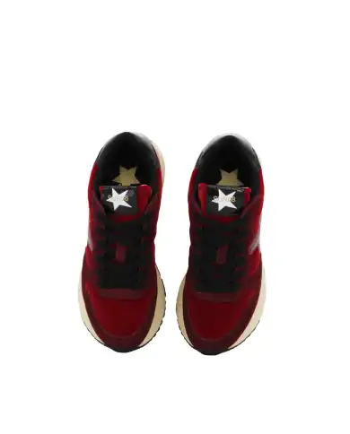 SUN 68 SNEAKERS BIG STARGIRL BORDEAUX