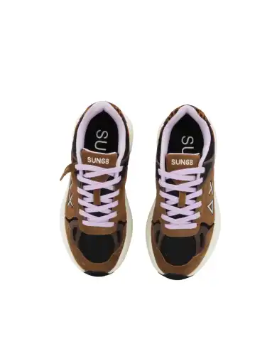 SUN 68 SNEAKERS VENUS MARRONE