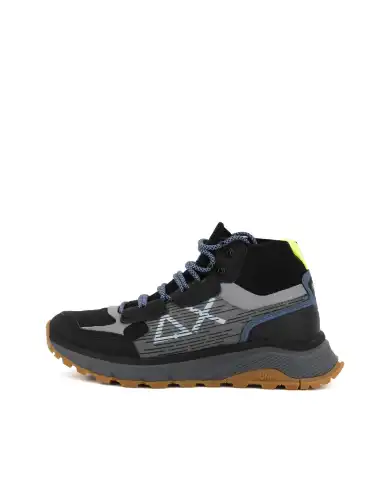 SUN 68 SNEAKERS FIRE & CAMPING SPORTY NERO SUN 68 SNEAKERS FIRE & CAMPING SPORTY NERO