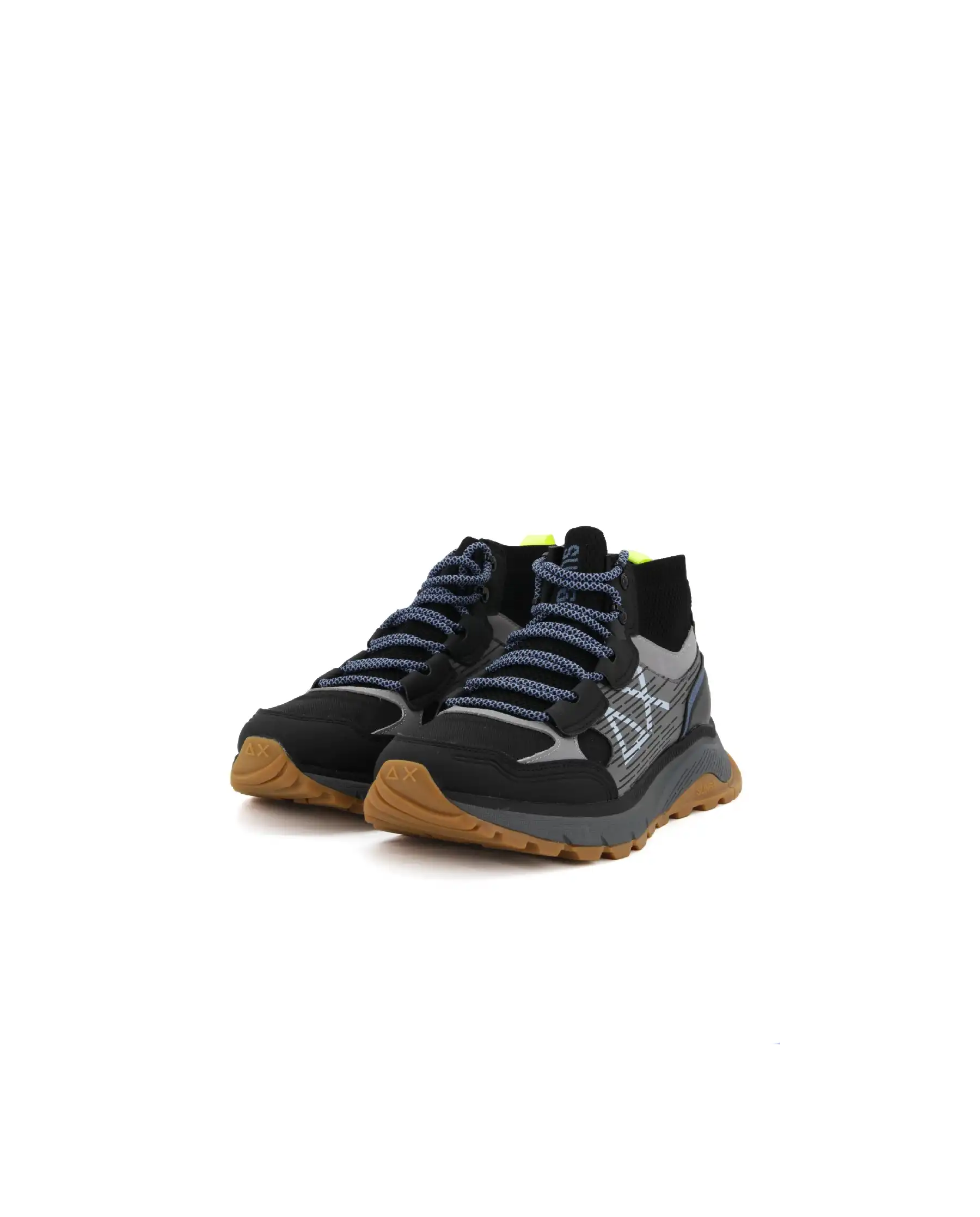 SUN 68 SNEAKERS FIRE & CAMPING SPORTY NERO SUN 68 SNEAKERS FIRE & CAMPING SPORTY NERO
