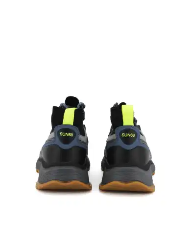SUN 68 SNEAKERS FIRE & CAMPING SPORTY NERO SUN 68 SNEAKERS FIRE & CAMPING SPORTY NERO