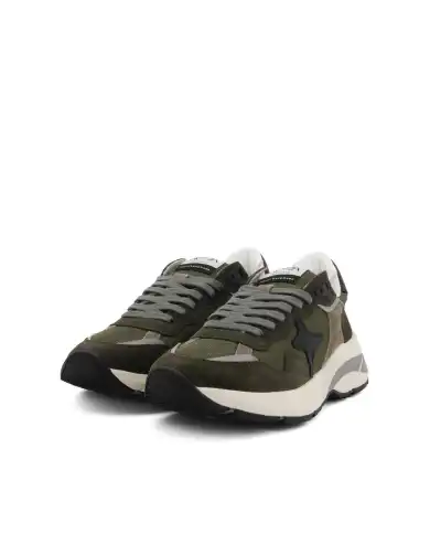 AMA BRAND SNEAKERS MOON VERDE MILITARE AMA BRAND SNEAKERS MOON VERDE MILITARE