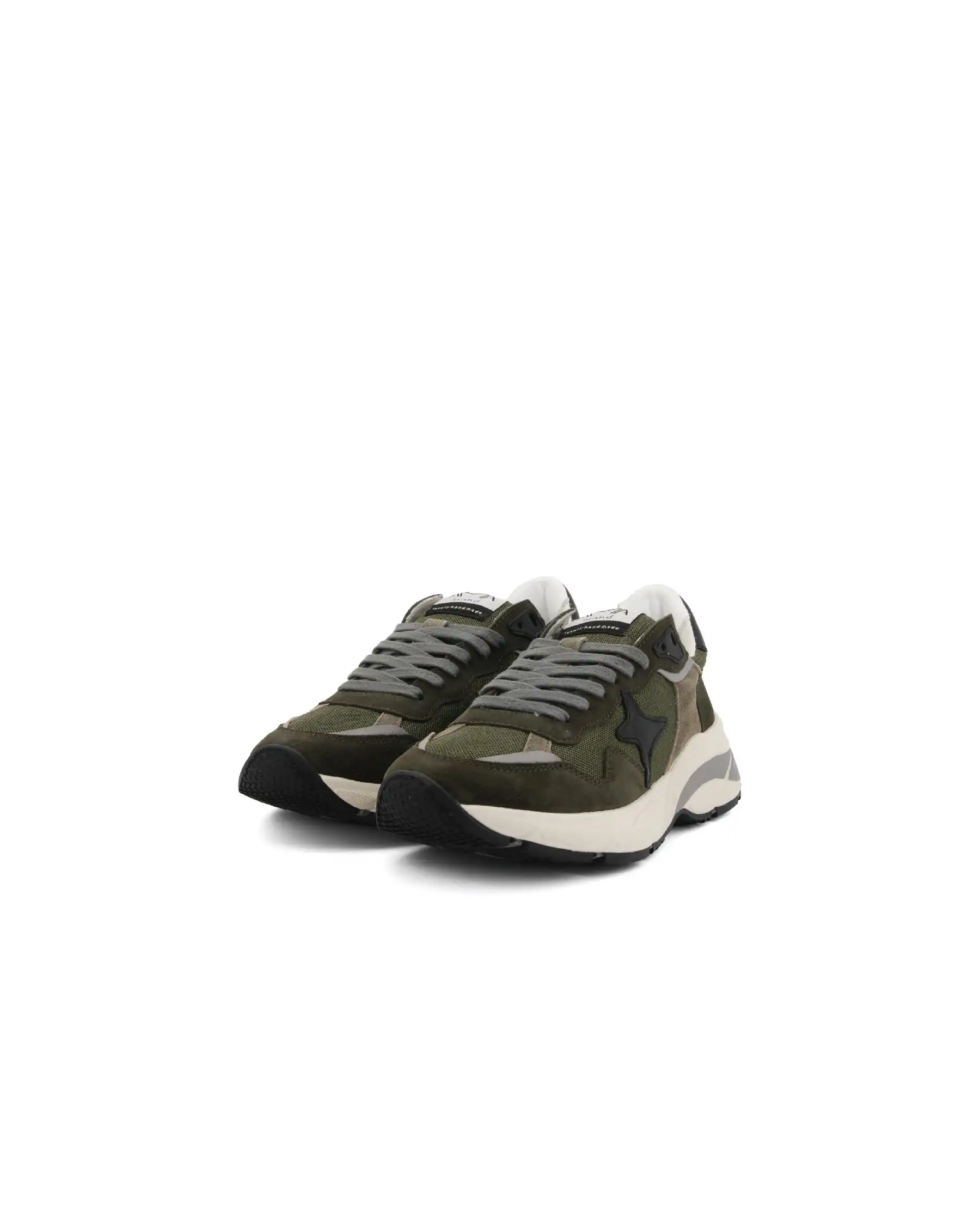 AMA BRAND SNEAKERS MOON VERDE MILITARE AMA BRAND SNEAKERS MOON VERDE MILITARE