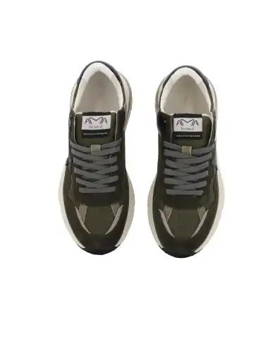 AMA BRAND SNEAKERS MOON VERDE MILITARE AMA BRAND SNEAKERS MOON VERDE MILITARE