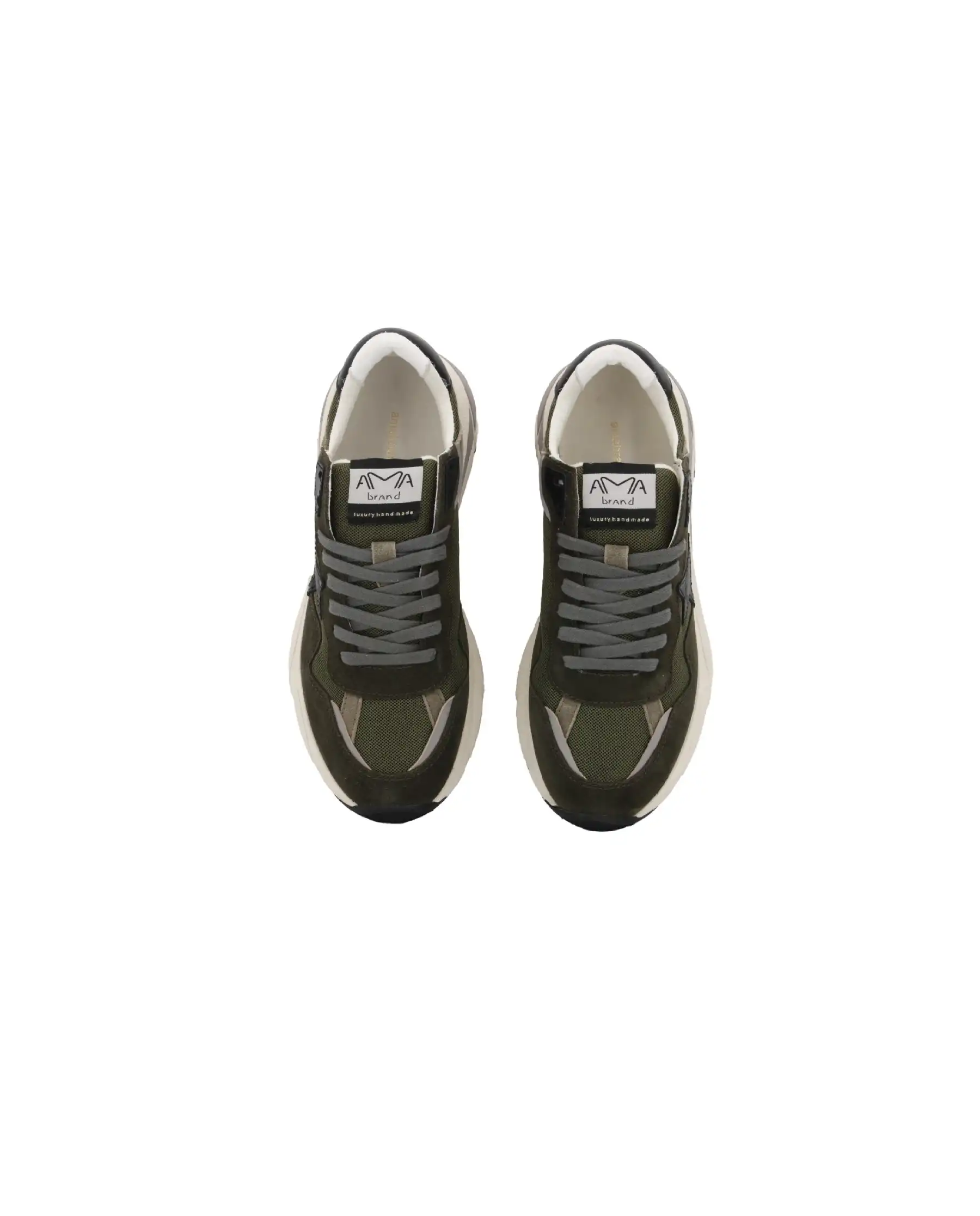 AMA BRAND SNEAKERS MOON VERDE MILITARE AMA BRAND SNEAKERS MOON VERDE MILITARE