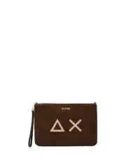 SUN 68 POCHETTE CORDUROY MARRONE