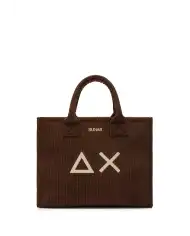 SUN 68 BORSA CORDUROY MARRONE
