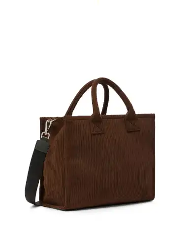 SUN 68 BORSA CORDUROY MARRONE