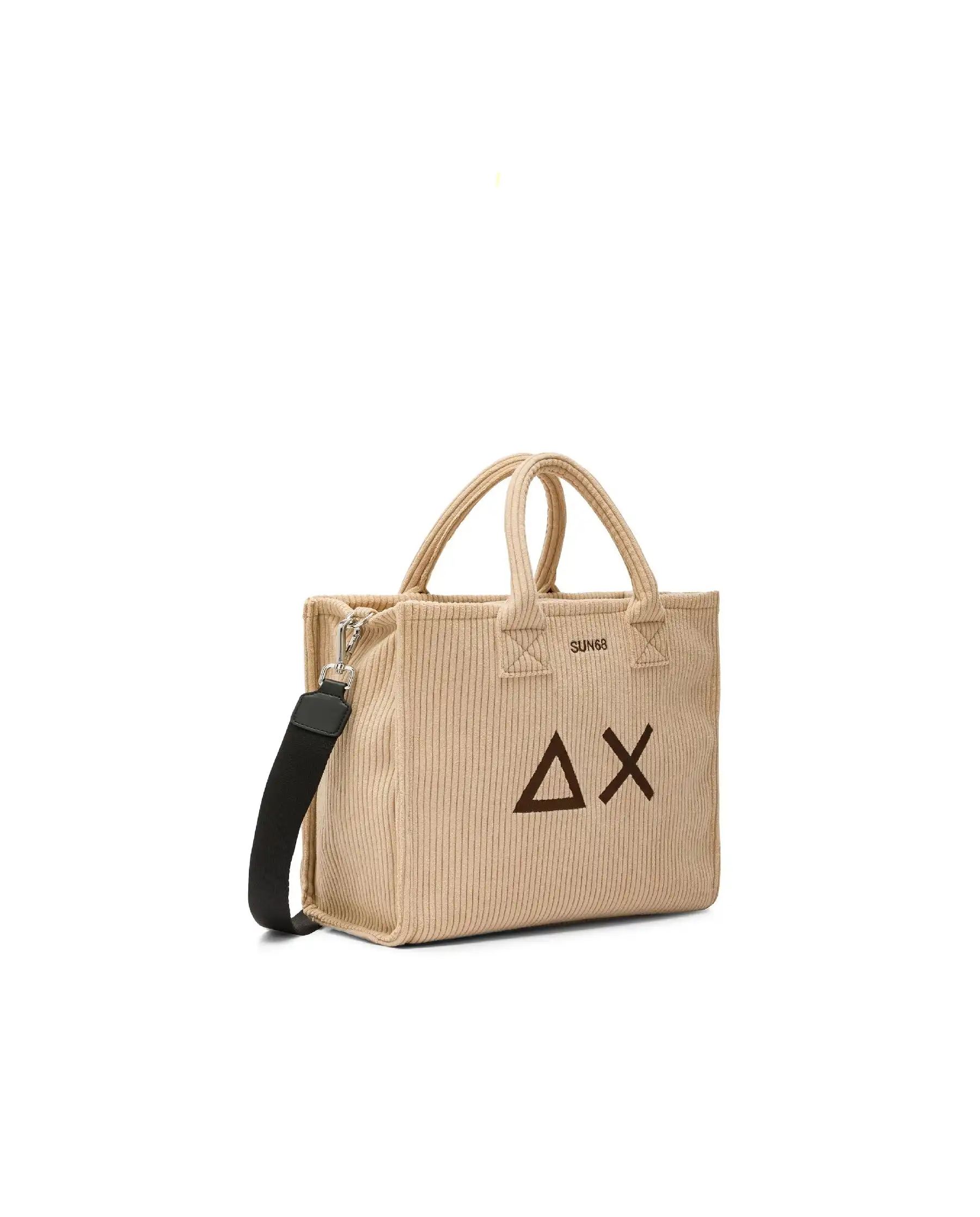 SUN 68 BORSA CORDUROY BEIGE
