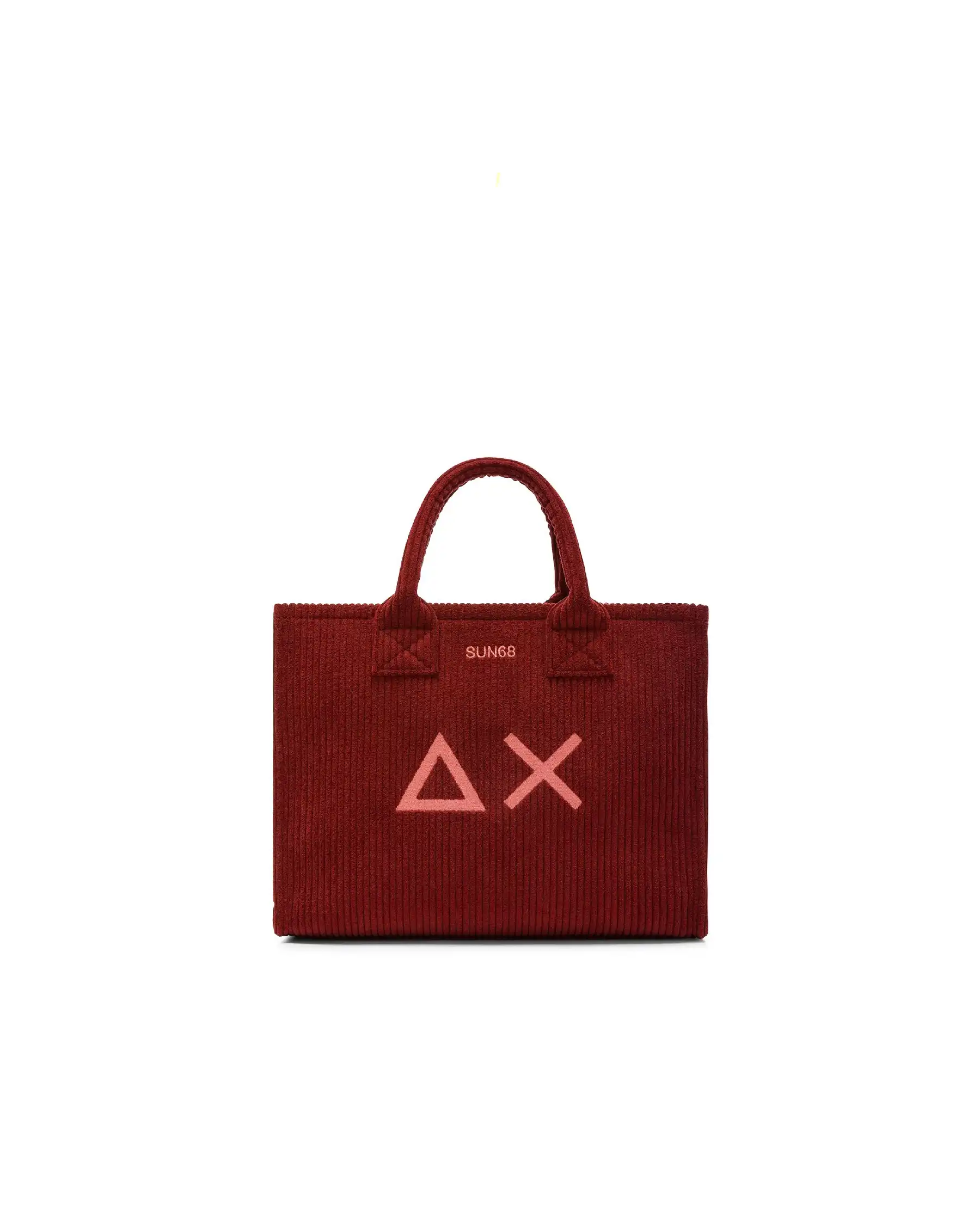 SUN 68 BORSA CORDUROY BORDEAUX