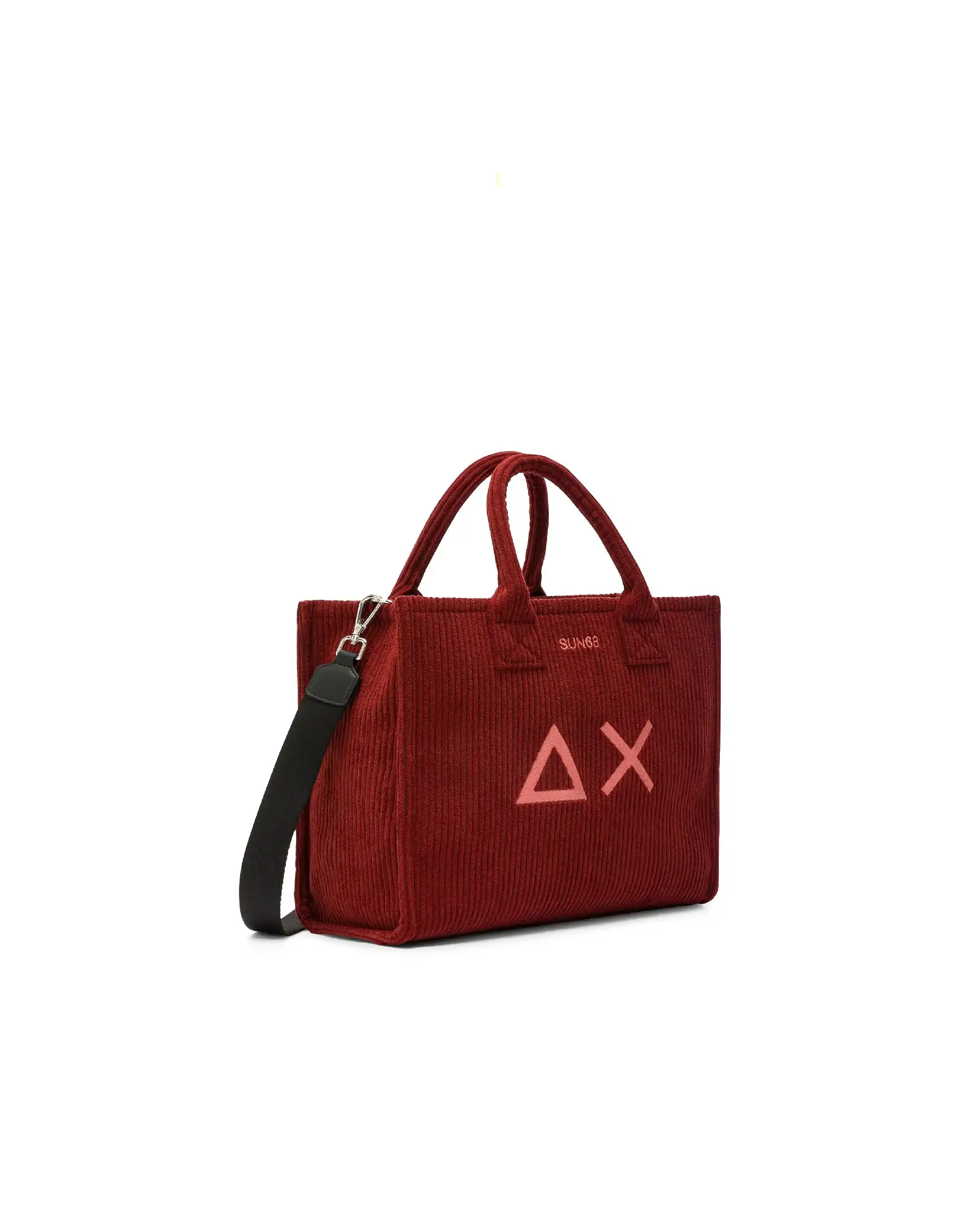 SUN 68 BORSA CORDUROY BORDEAUX