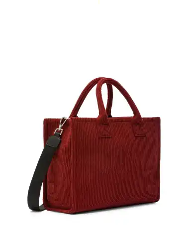 SUN 68 BORSA CORDUROY BORDEAUX