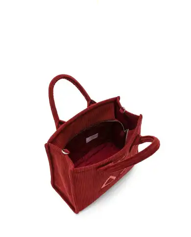 SUN 68 BORSA CORDUROY BORDEAUX