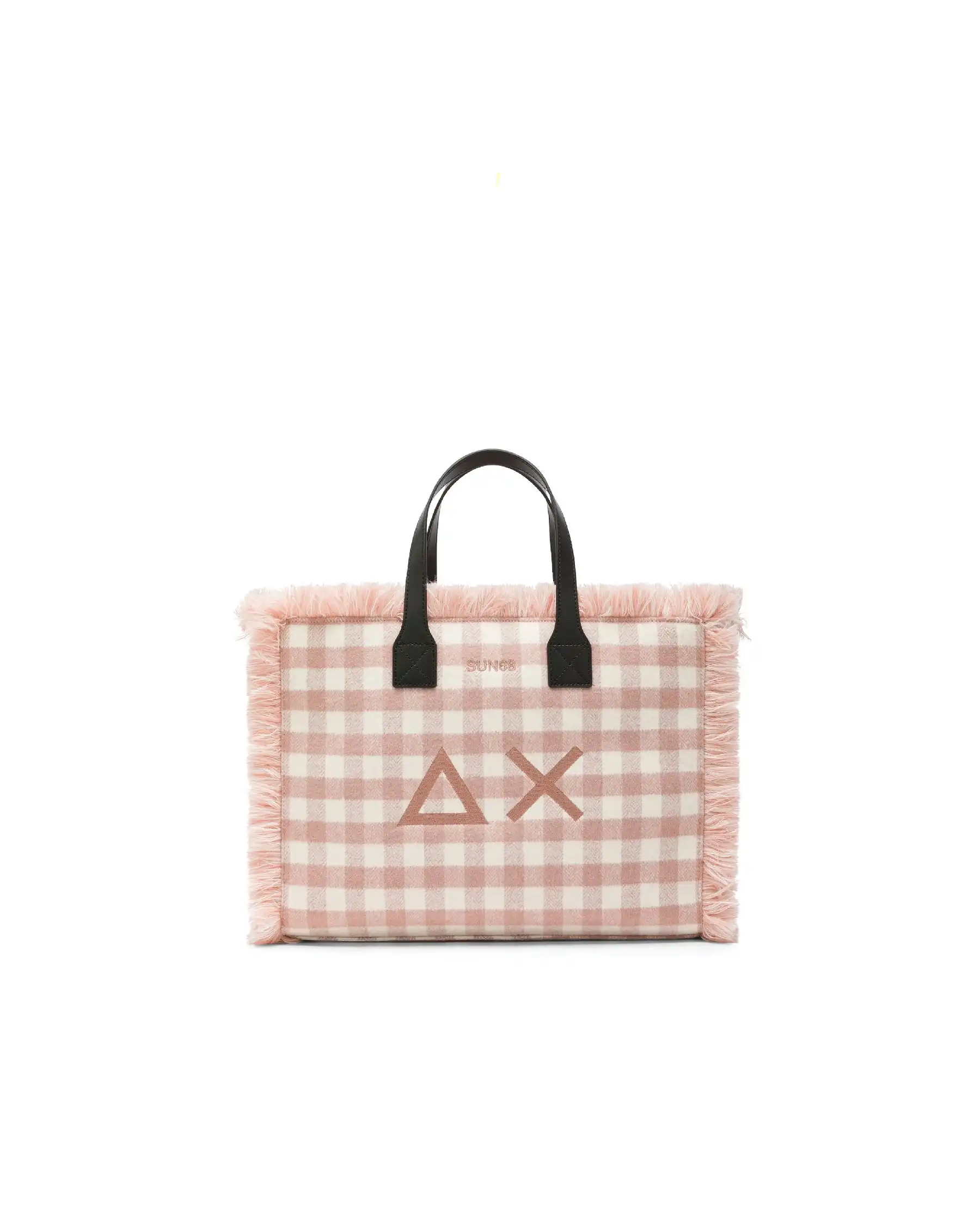 SUN 68 BORSA TARTAN ROSA
