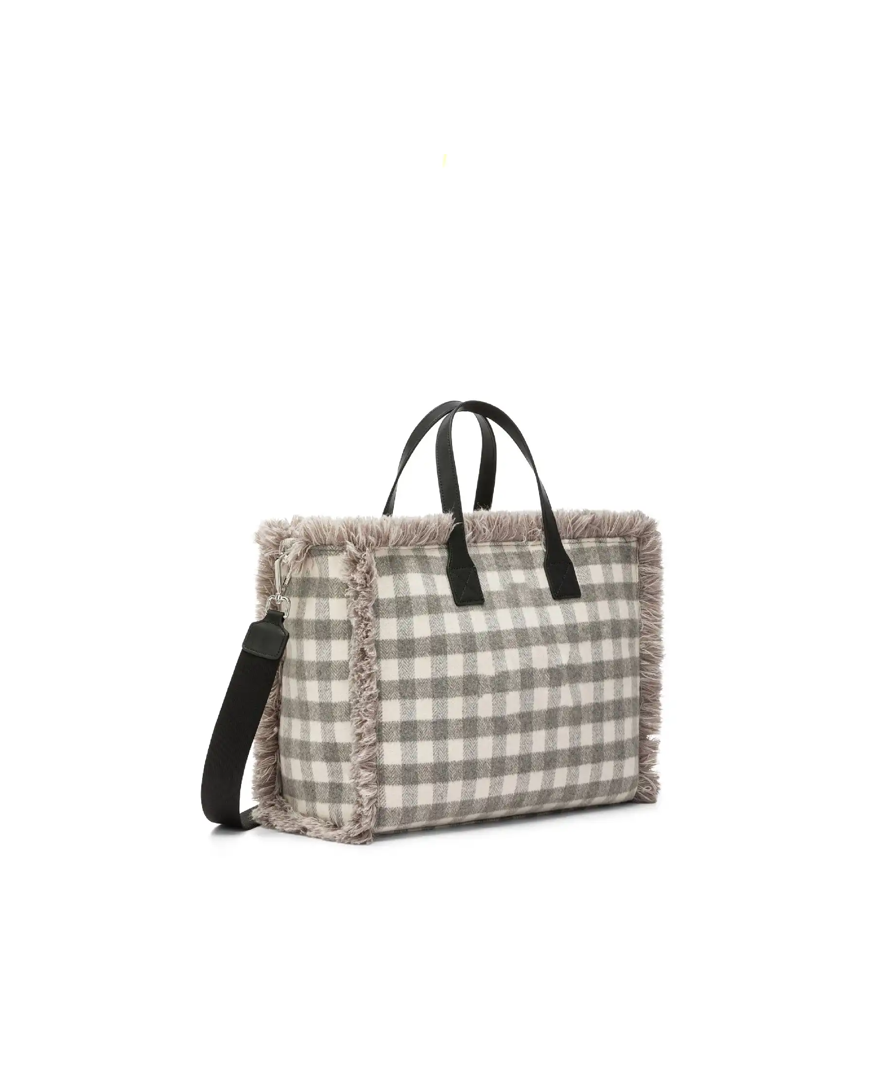 SUN 68 BORSA TARTAN GRIGIO