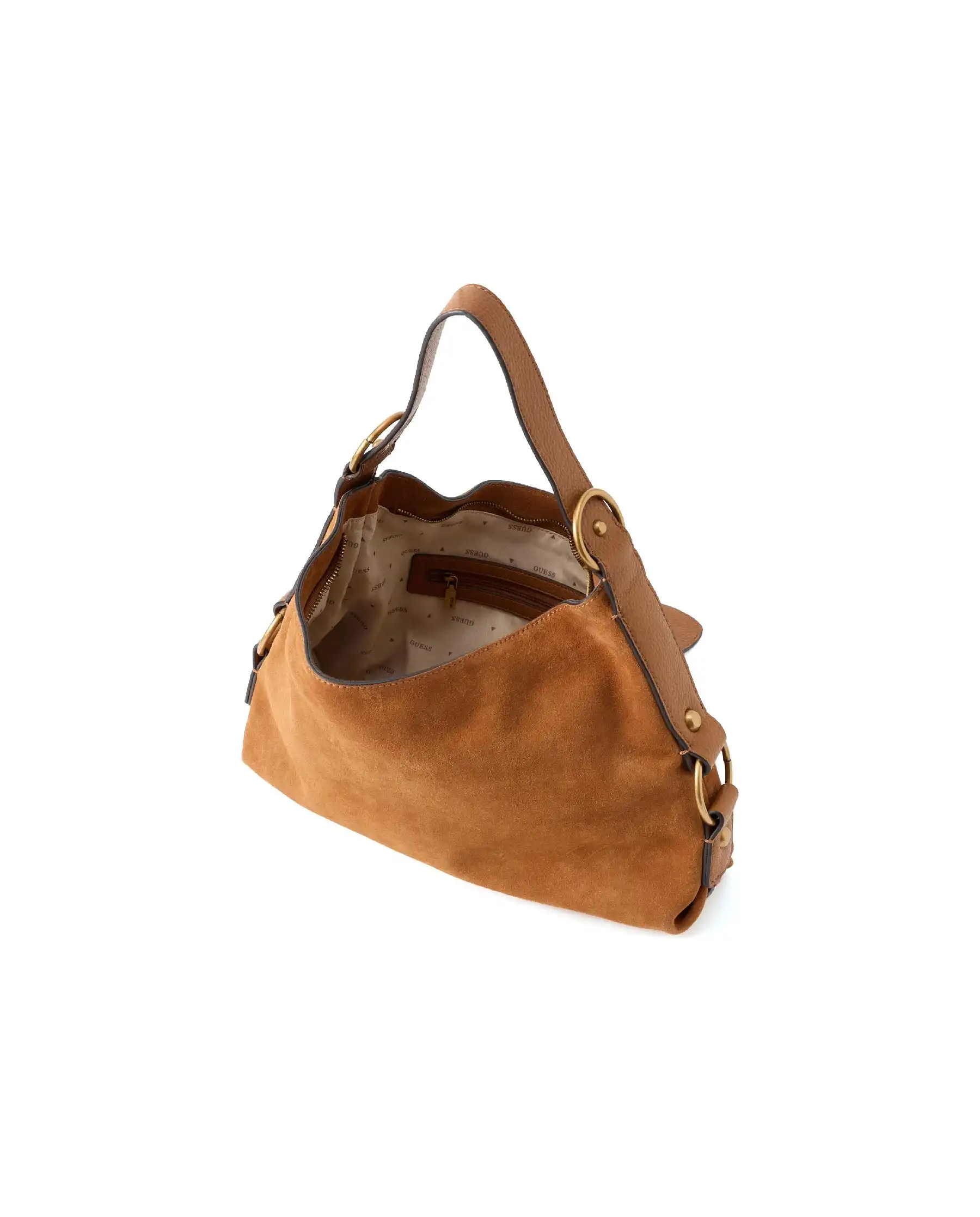 GUESS BORSA CAMDEN COGNAC