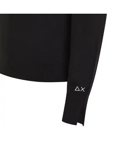 SUN 68 MAGLIONE BASIC NERO SUN 68 MAGLIONE BASIC NERO