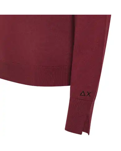 SUN 68 MAGLIONE BASIC BORDEAUX SUN 68 MAGLIONE BASIC BORDEAUX