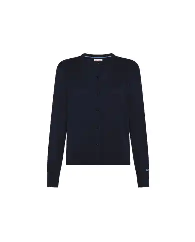 SUN 68 CARDIGAN BASIC BLU SUN 68 CARDIGAN BASIC BLU