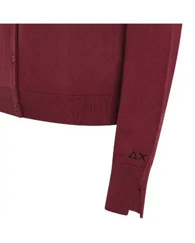 SUN 68 CARDIGAN BASIC BORDEAUX SUN 68 CARDIGAN BASIC BORDEAUX