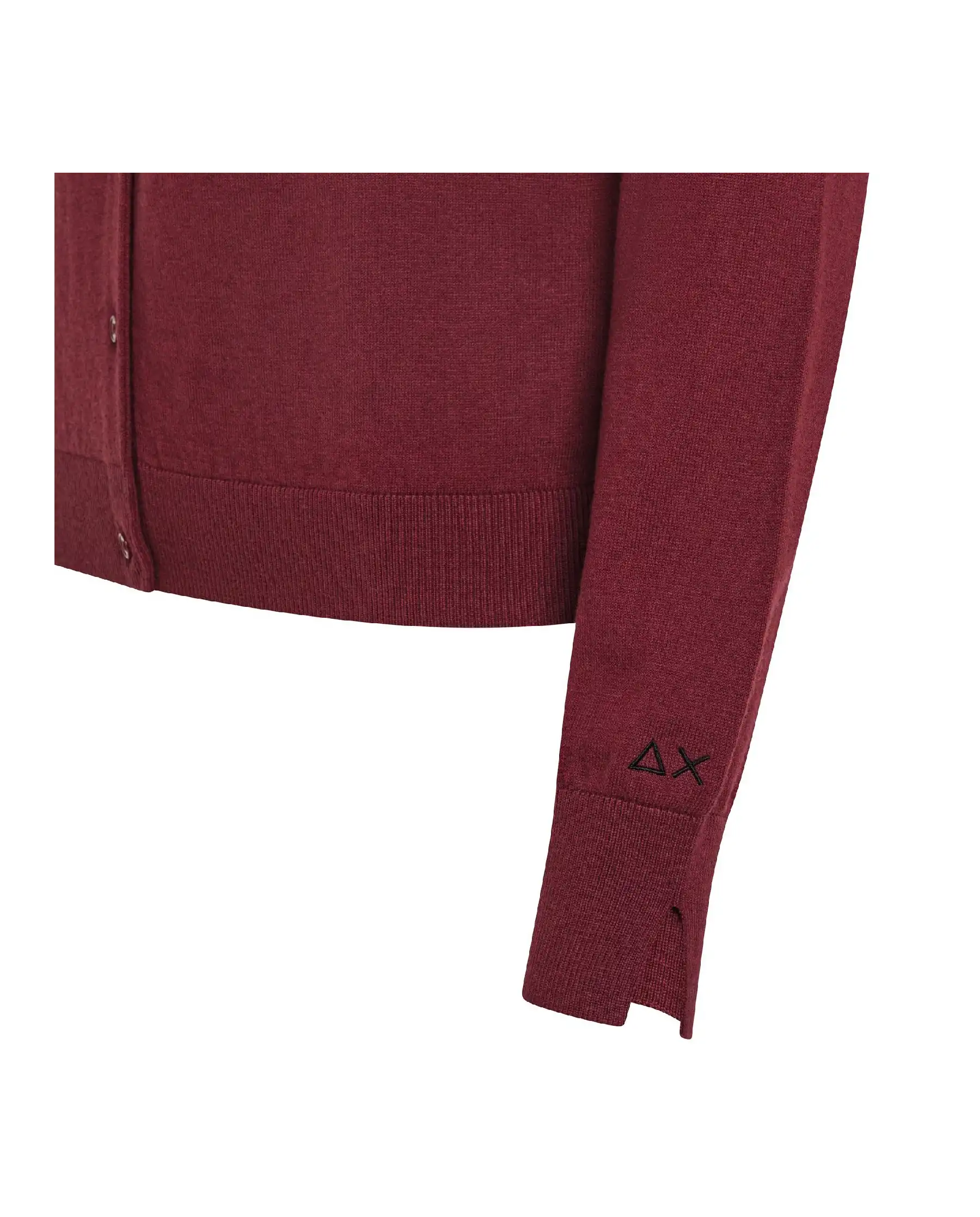 SUN 68 CARDIGAN BASIC BORDEAUX