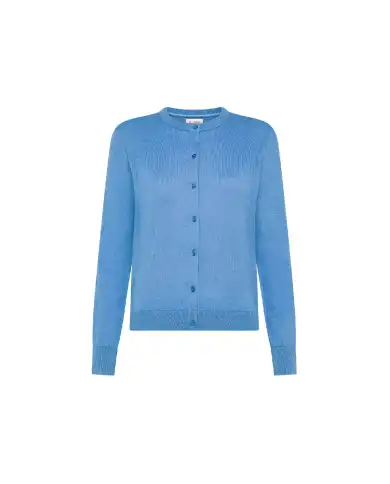 SUN 68 CARDIGAN BASIC AZZURRO SUN 68 CARDIGAN BASIC AZZURRO