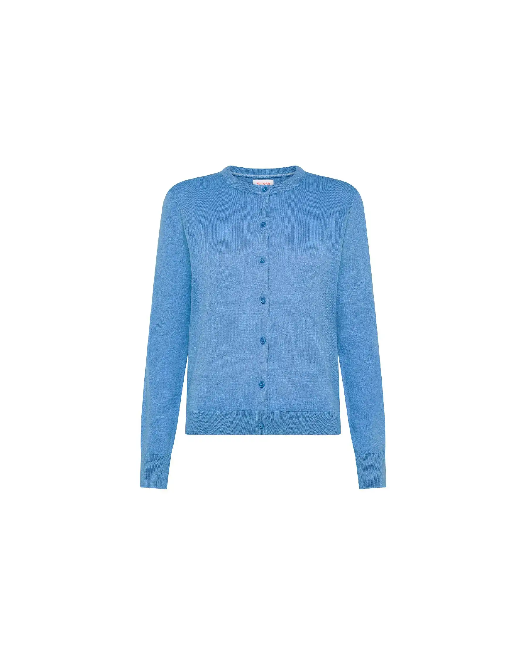 SUN 68 CARDIGAN BASIC AZZURRO