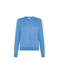 SUN 68 CARDIGAN BASIC AZZURRO