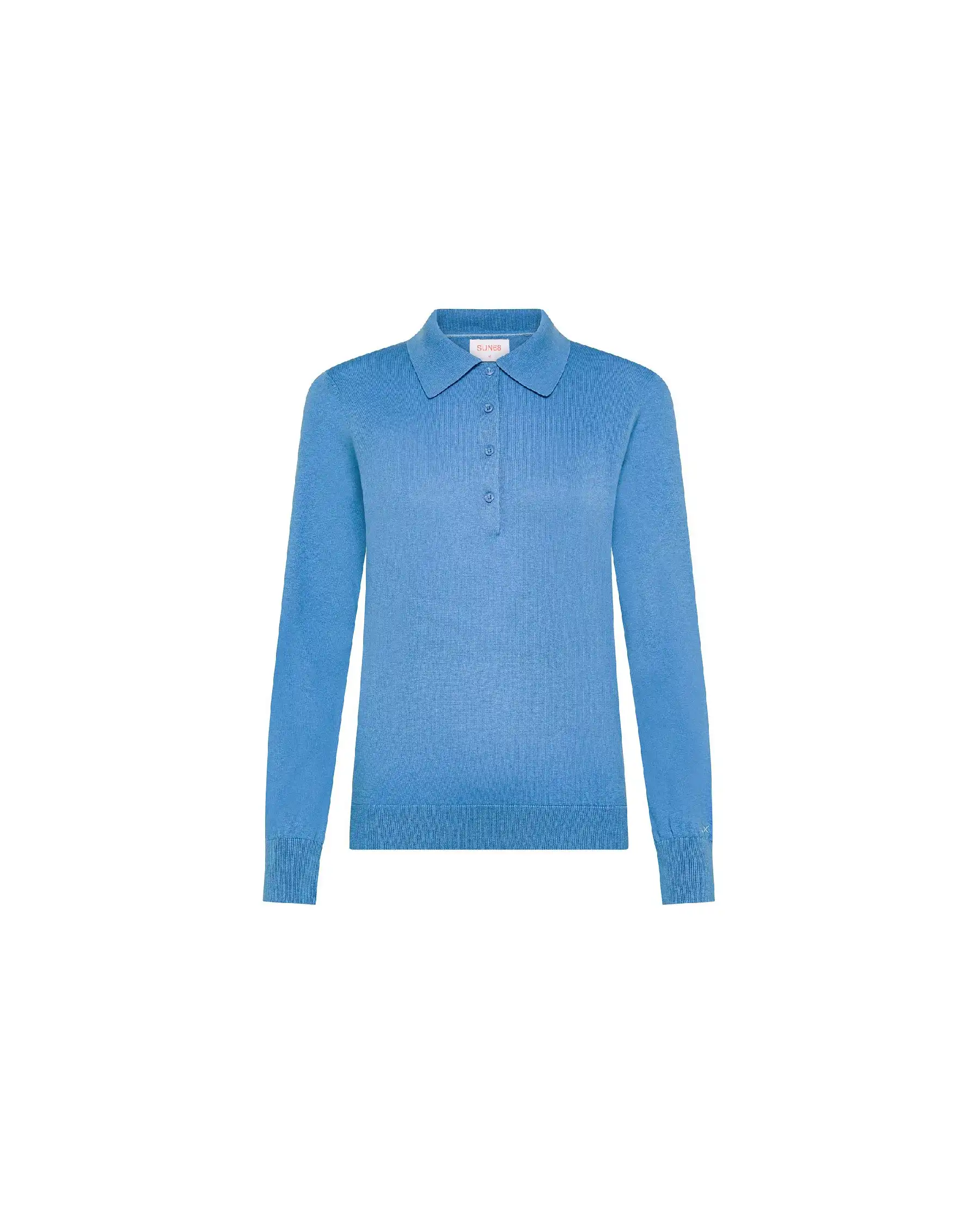 SUN 68 POLO BASIC AZZURRO