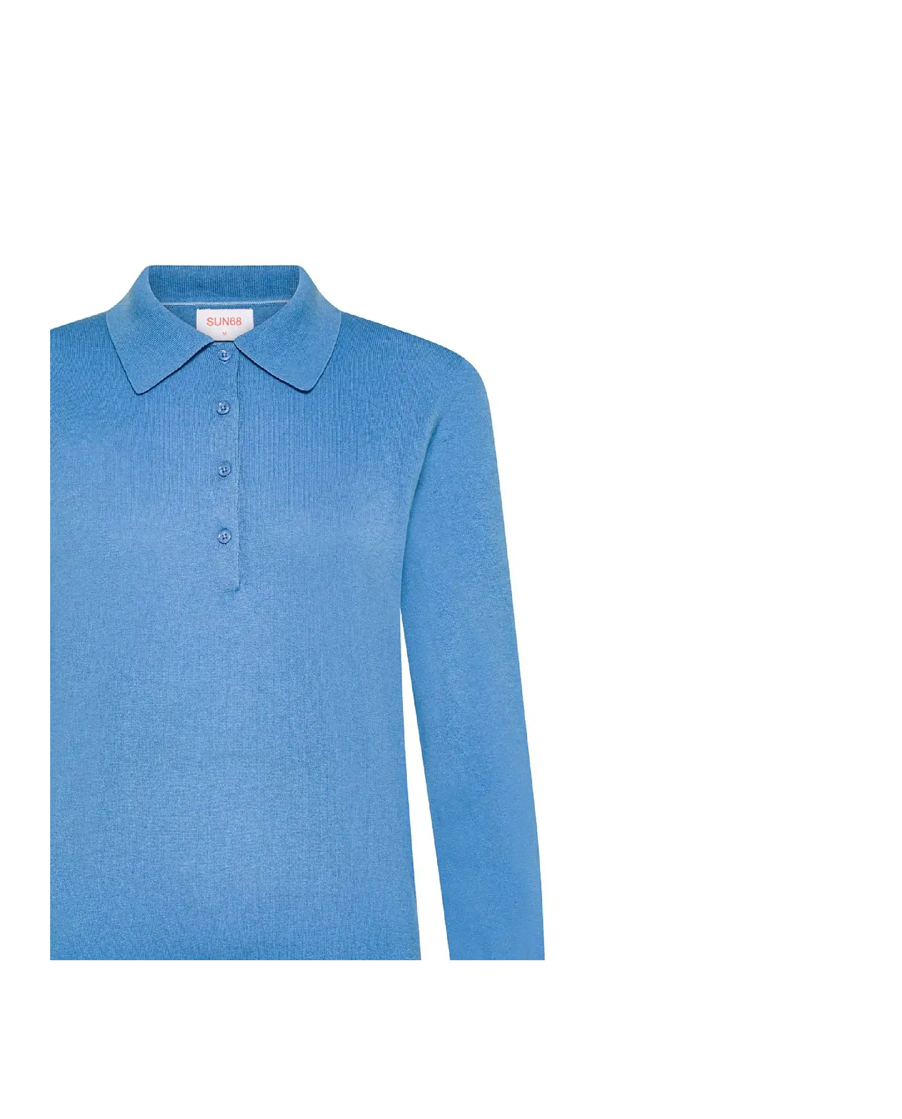 SUN 68 POLO BASIC AZZURRO