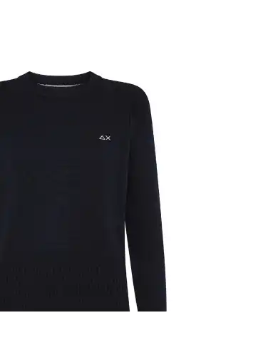 SUN 68 MAGLIONE SOLID WARM BLU SUN 68 MAGLIONE SOLID WARM BLU