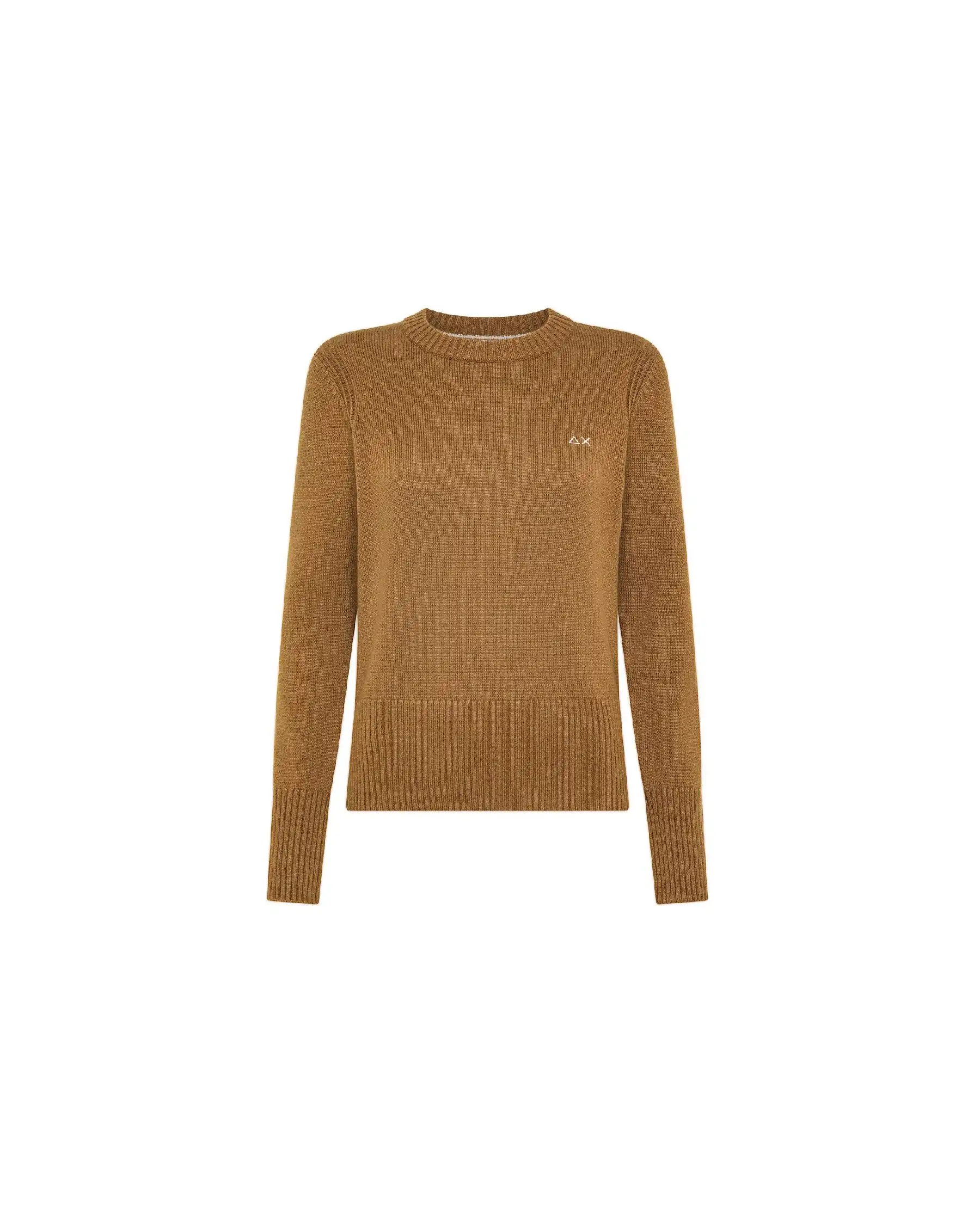 SUN 68 MAGLIONE SOLID WARM CAMMELLO