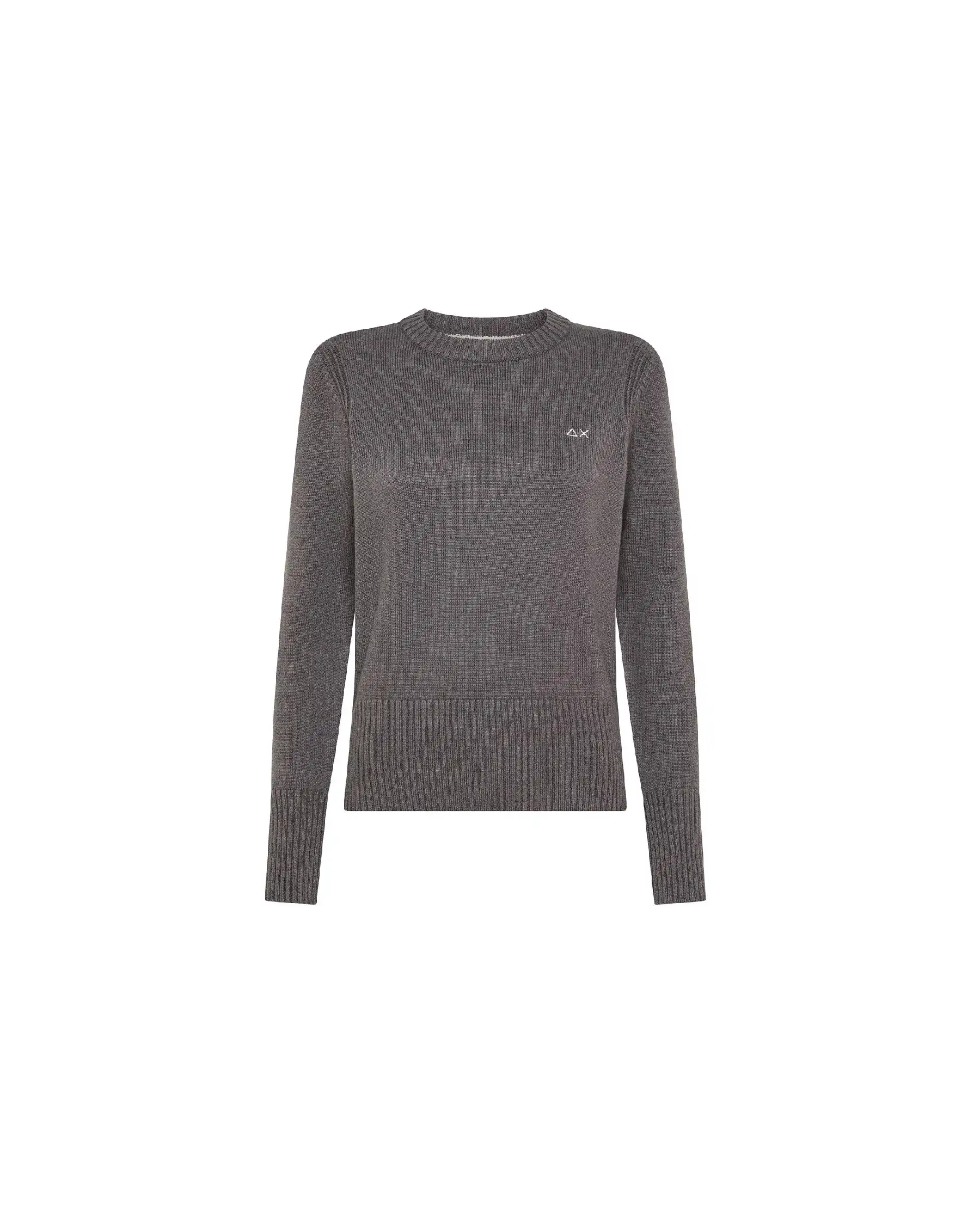 SUN 68 MAGLIONE SOLID WARM GRIGIO